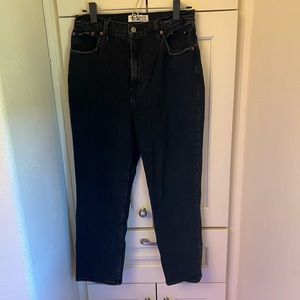Abercrombie CURVE LOVE Straight Leg Jeans